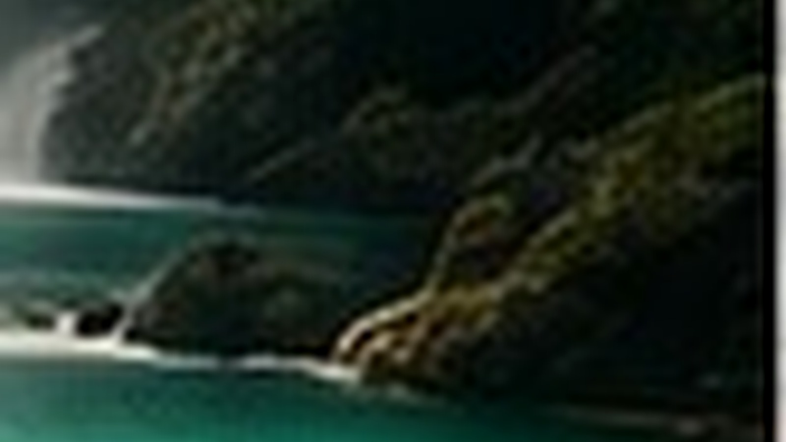 Lush Caribbean landscape